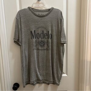 Lucky Brand Modelo T Shirt Crew-Neck Gray Men's Size XL Burnout Style